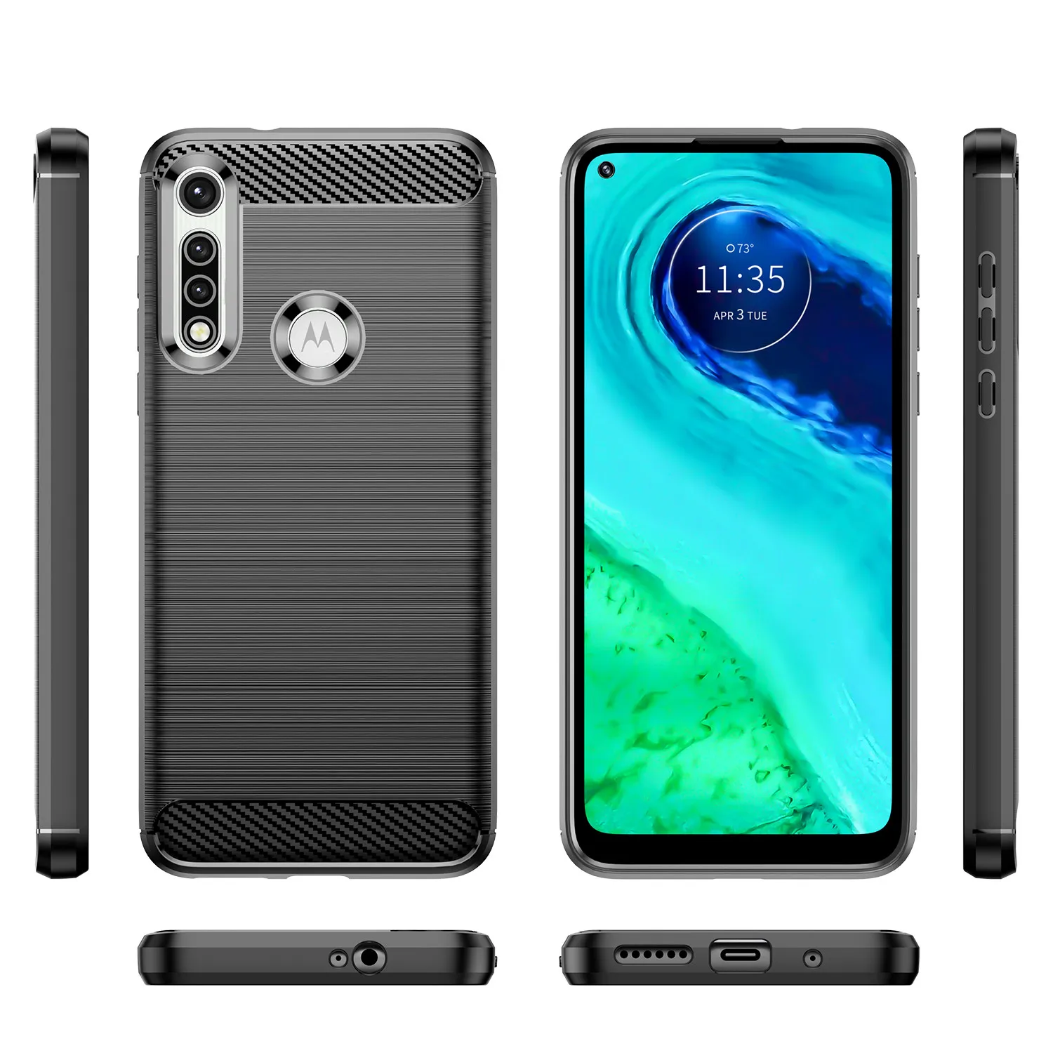 Enhanced Silicone Shockproof Soft Phone Case - Full Protection Cover