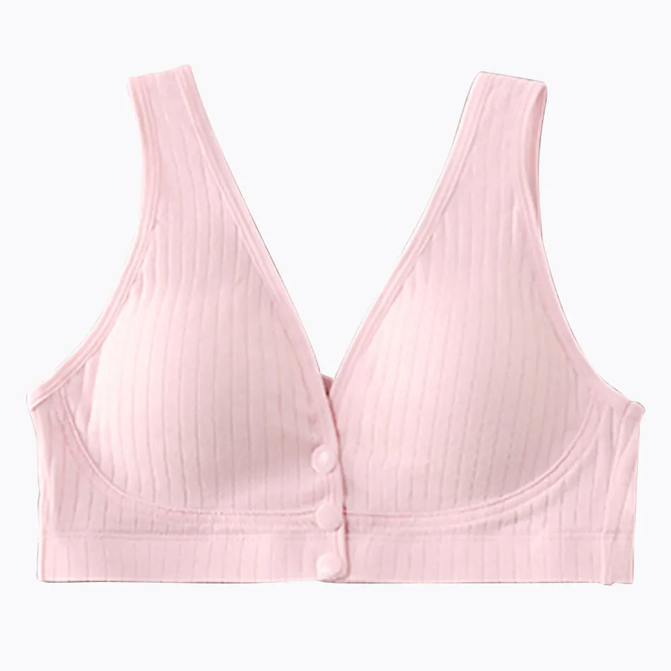 Pregnant Women Vest Style Wide Shoulder Straps Comfortable Soft and Convenient Breastfeeding Bras Women Cotton High Elastic Bra