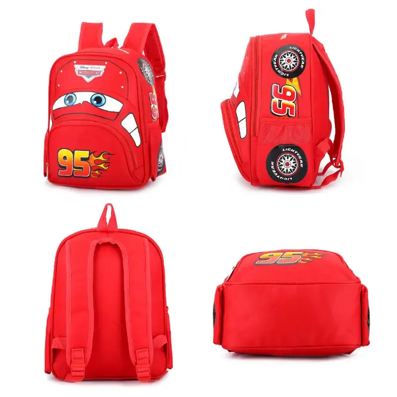 Children's car action characters kindergarten backpacks Lightning McQueen anime shoulder bags children's toys holiday gifts