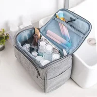 Waterproof Hook Up for Women Cosmetic Bag Travel Organizer Men Makeup Bag Make Up Case Bathroom Toiletry Pouch Wash Neceser 1