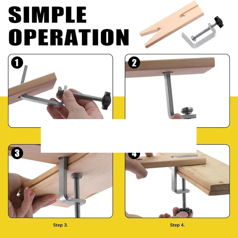 ABKP-3 In 1 Jeweler Saw Kit Includes V-Slot Bench Pin Clamp, Adjustable Saw Frame And Piercing Handle Blade Jewelry Tools