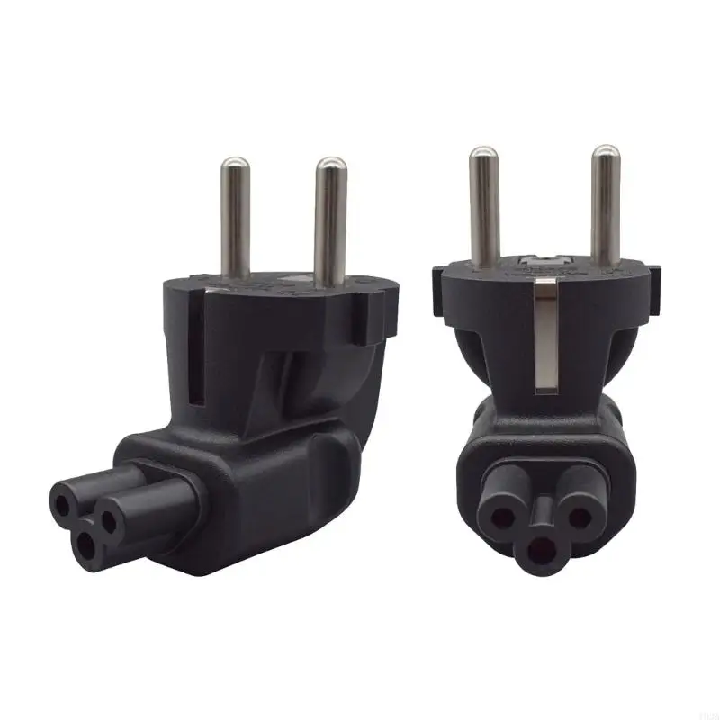 2PCS EU 세트 EU 4.8mm IEC320 C5 랩톱 프린터 노트북 용 어댑터 변환기 193a