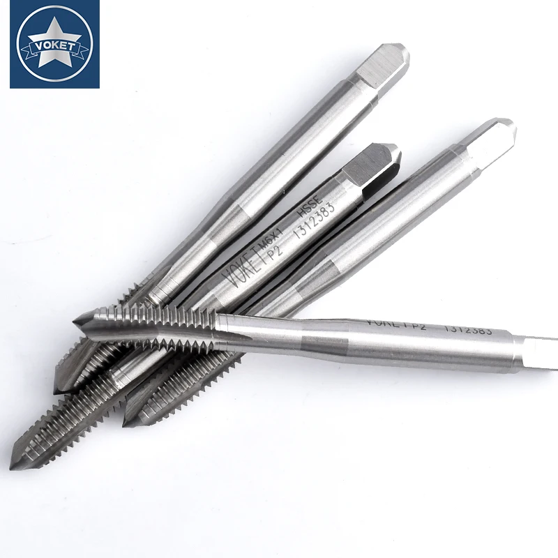 HSSE-M35 JIS Standard Spiral Pointed Tap M1 M1.5 M2 M3 M4 M5 M6 M7 M8 M9 M10 M11 M12 M14 M16 M18 M20 M22 M24 Machine Thread Taps