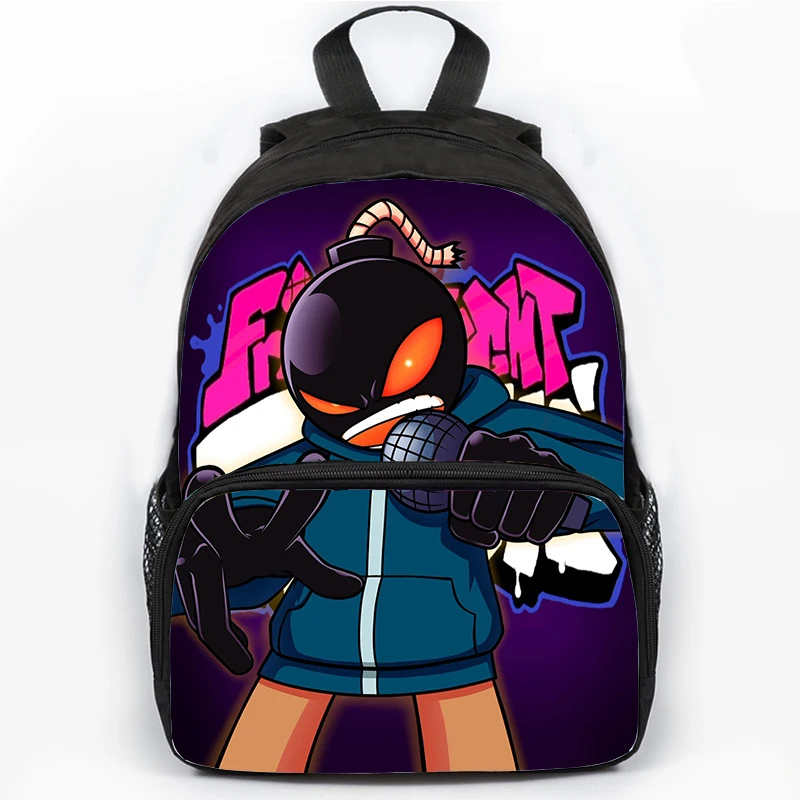 

Nova sexta-feira noite funkin mochila 3d fnf jogo sacos de escola meninos meninas zíper bagpack estudantes mochila crianças