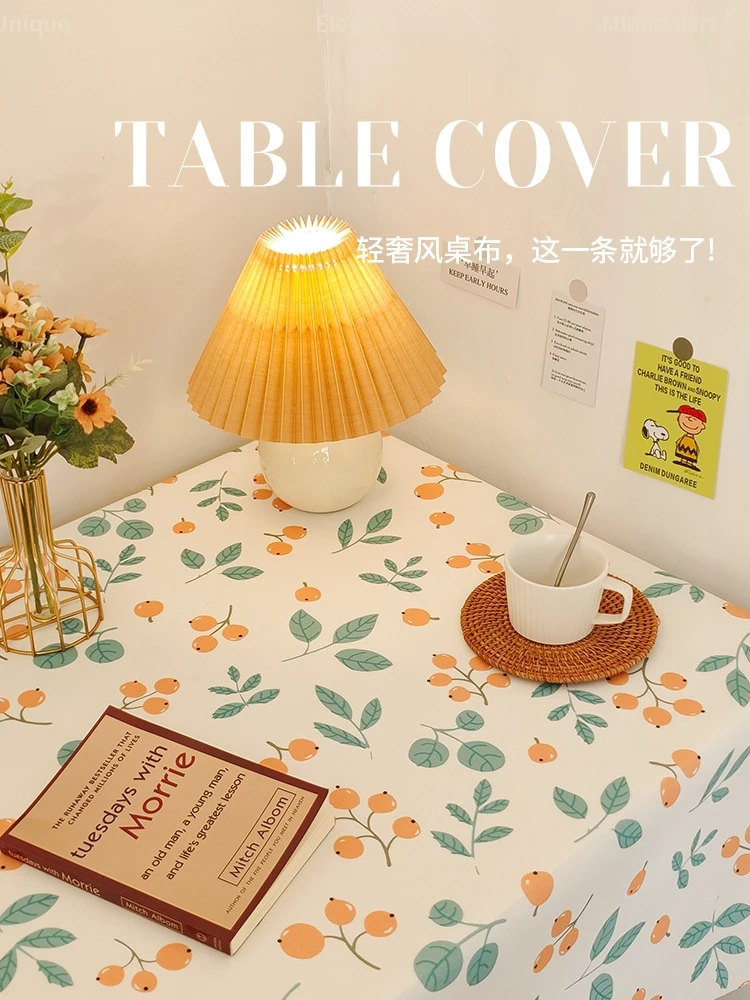 

Table cloth, light luxury, high-end feeling, chessboard pattern, dining table mat, rectangular coffee table