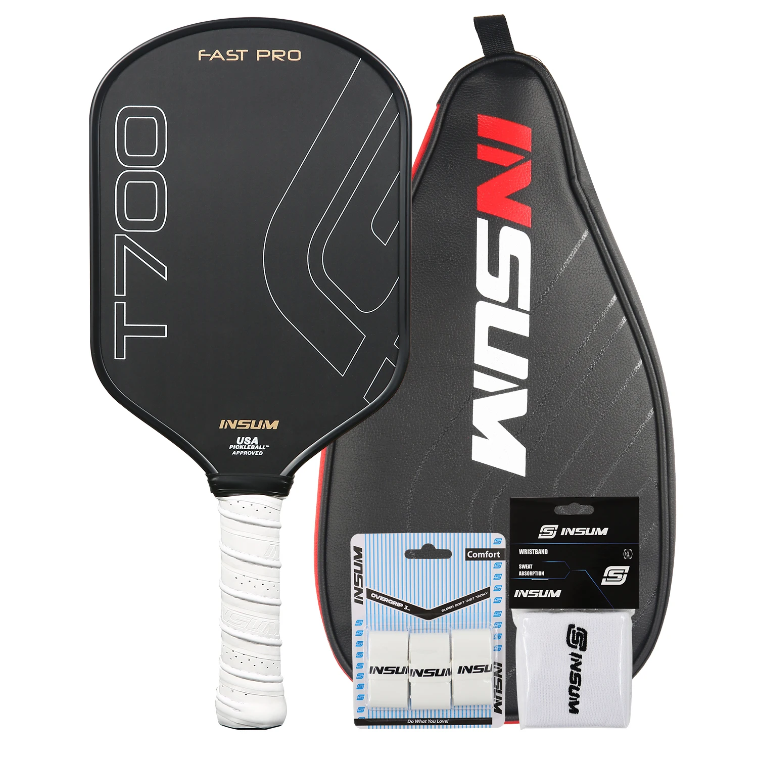 T700 Hybrid Pickleball Paddles, 16mm USAPA Approved, Toray T700 Carbon Fiber, Lightweight Super Fast Speed for Extra Pro Power