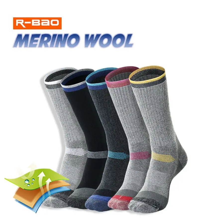 Thermal socks 1 Pairs merino wool thermal socks for men women winter keep warm outdoor ski hiking socks sports thermococcus thicken M L X