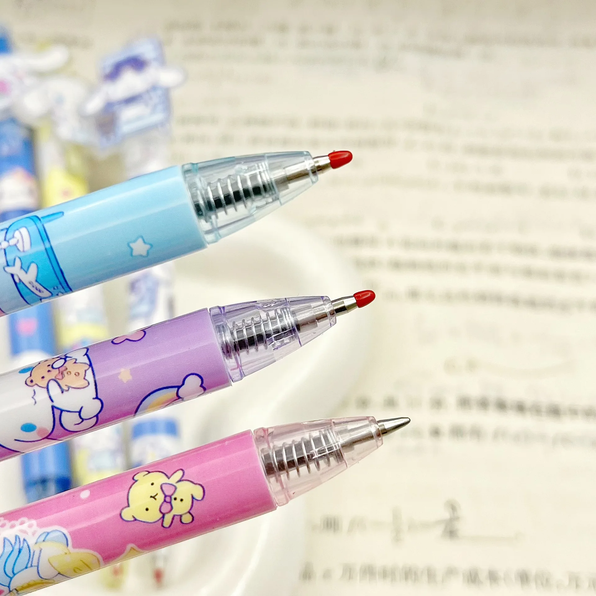 Gel Pens Disney Stitch 12/24/48pcs 0.5mm Black