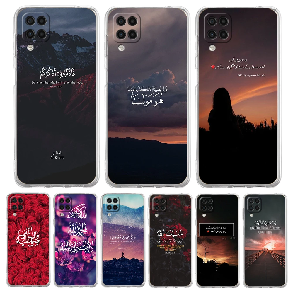 Citazioni Di Testo Citazioni Islamiche Custodia Per Telefono Per Samsung Galaxy A53 A32 A52 A72 A13 A22 A51 A71 A41 A31 A21S 5G Guscio In Tpu Traspare