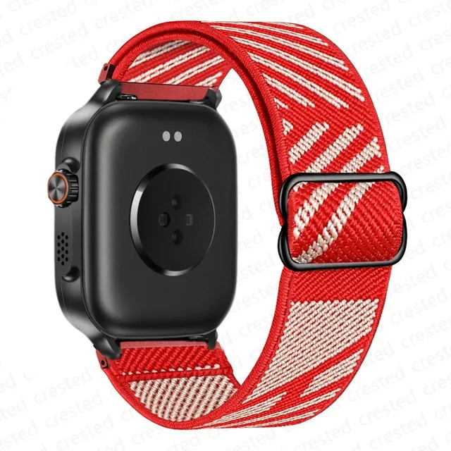 Adjustable Nylon Elastic 22mm Watch Strap Replacement Bracelet
