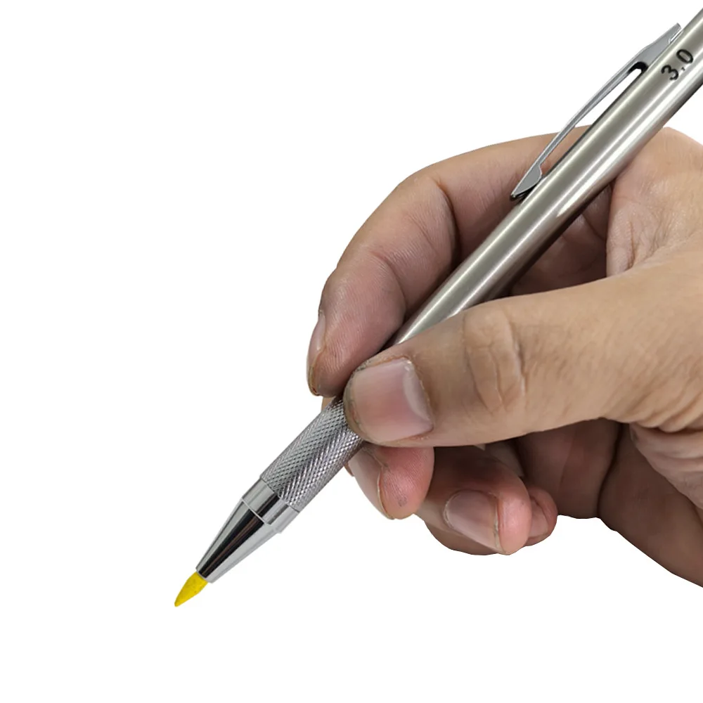 Mechanical Pencil Set 3.0mm Full Metal Art Drawing Painting Automatic Pencil with Leads Office School Supply 4