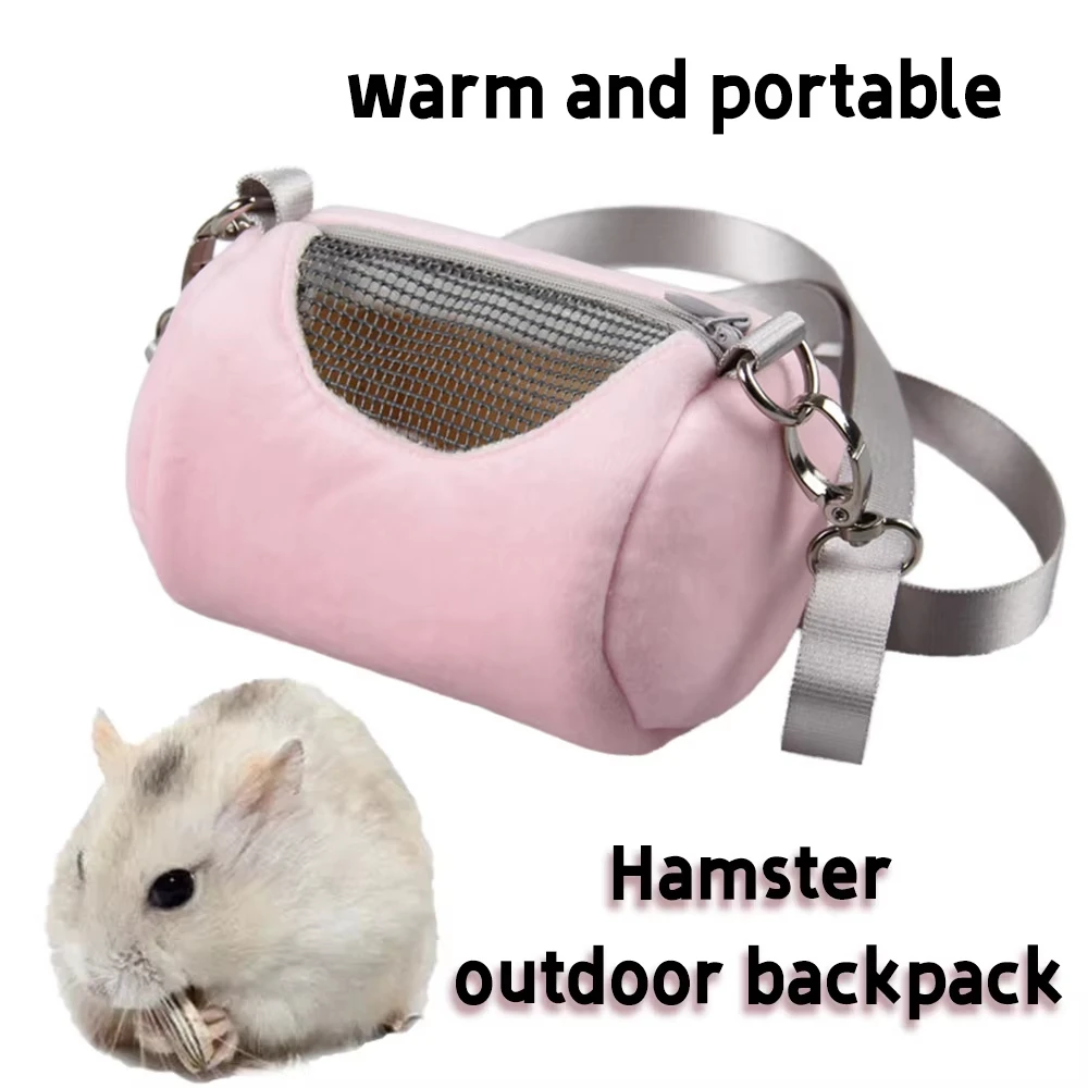 Pet carrier Hamster Carrier Bag Pet Cage Cross Body Accessories Cylinder Design
