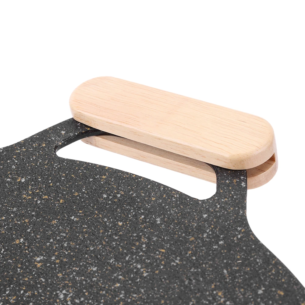 2-20PCS Solid Wood BBQ Pan Handle Heat Resistant Pan Insulated Grip For Outdoor Camping Baking Trays Cookware Sauce Pan