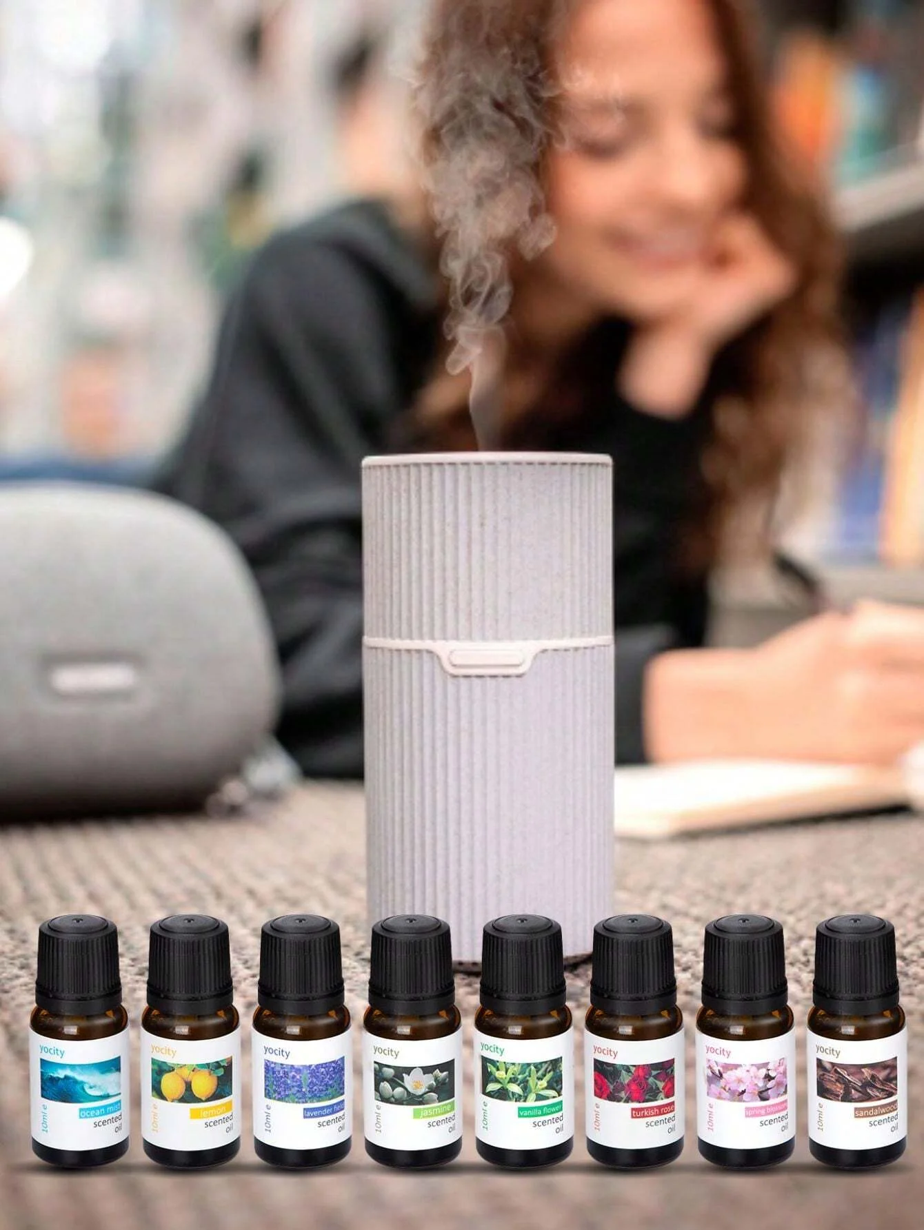 10ML Essential Oils Air Freshener Natural Plant Aromatherapy Essential Oil Air Conditioning Refill Aroma Diffuser Fragrance