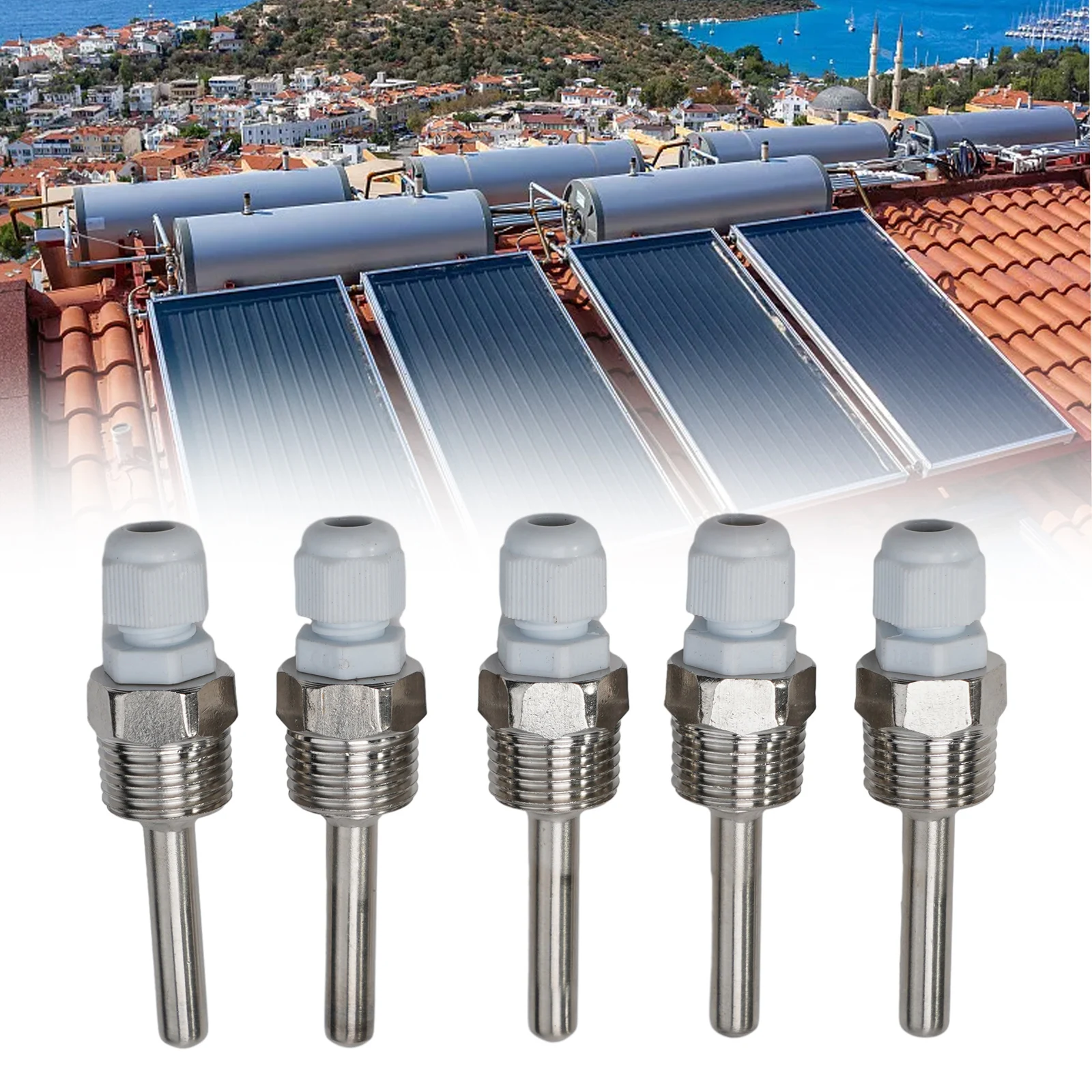 

4 шт., погружной датчик температуры Thermowell G 1/2 дюйма