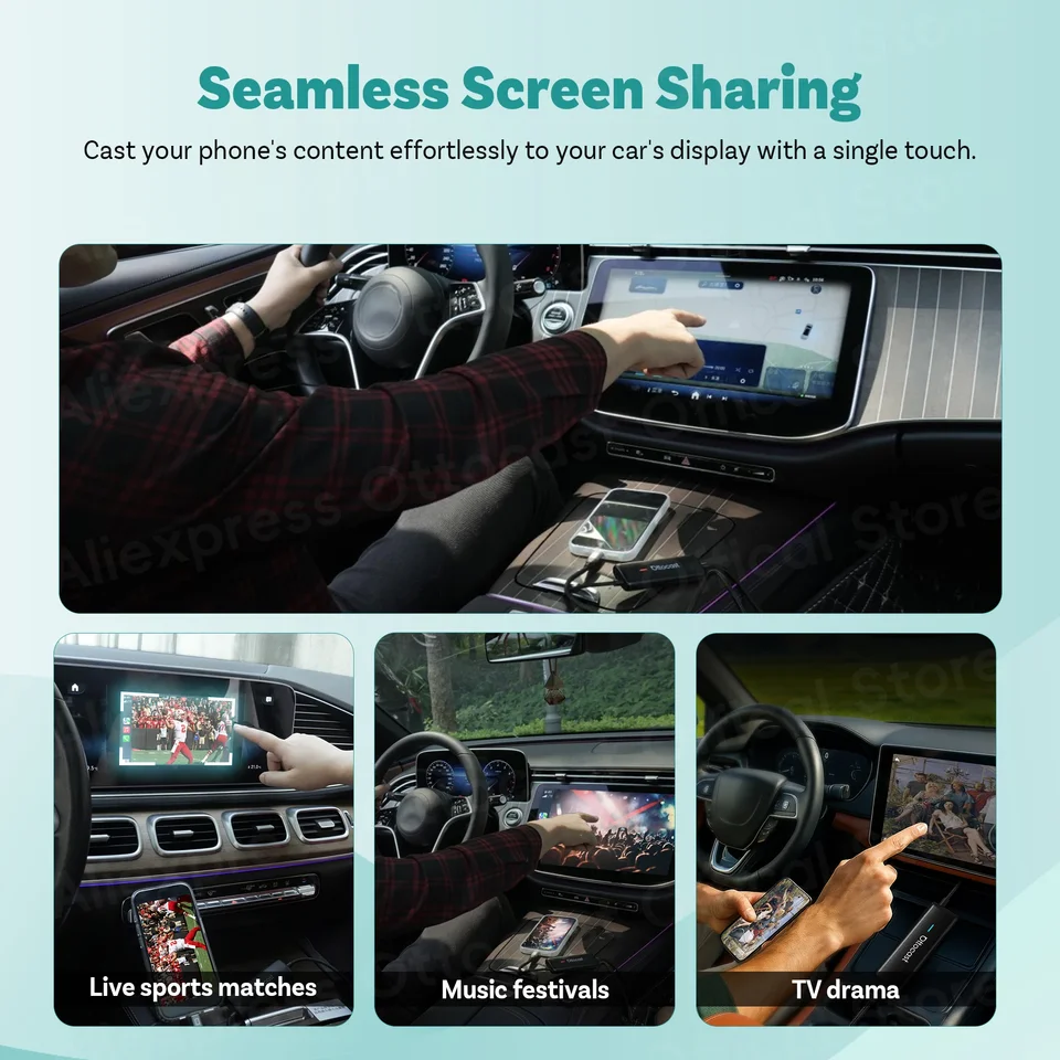 【美品・付属品完備】Ottocast MirrorTouch CarPlay Mirror Touch Wireless CarPlay Adapter