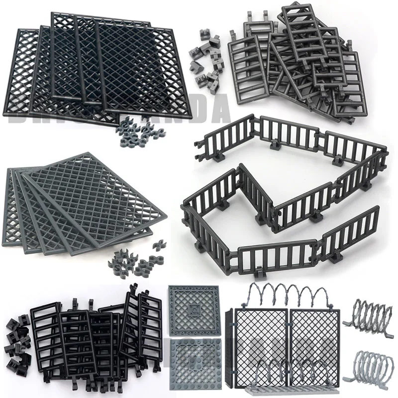Zombie Crisis Accessories Building Blocks Radiation Warning Sign Material