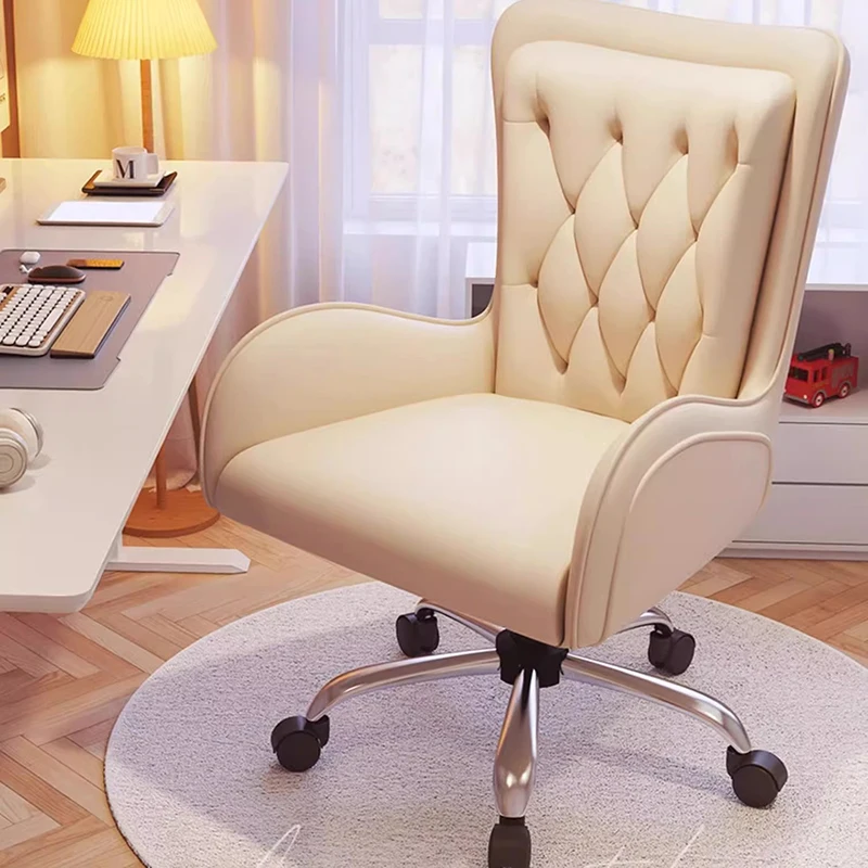 

Chaise Luxury Office Chair Home Large Work Study Swivel Footrest Gaming Office Chair Computer Fauteuil Bureau Nordic Furnitures