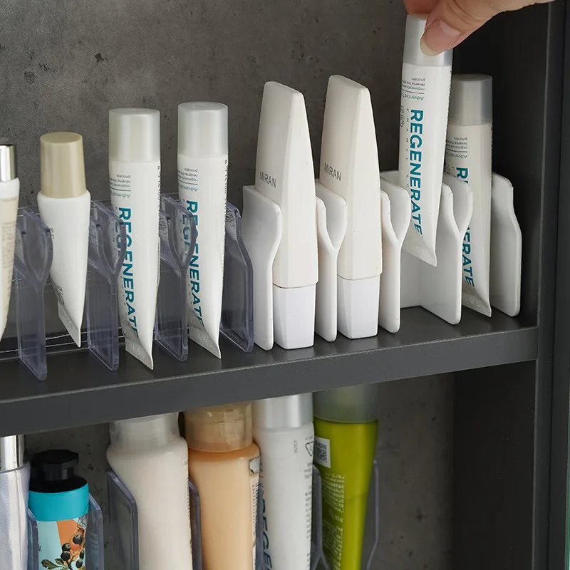 Wall-Mounted Toilet Facial Cleanser Storage Rack for Bathroom