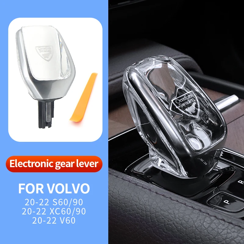 カーアクセサリー ラグジュアリー クリアクリスタル ギア シフト ノブ ボルボ XC40 XC60用 カーアクセサリー ラグジュアリー クリアクリスタル ギア シフト ノブ