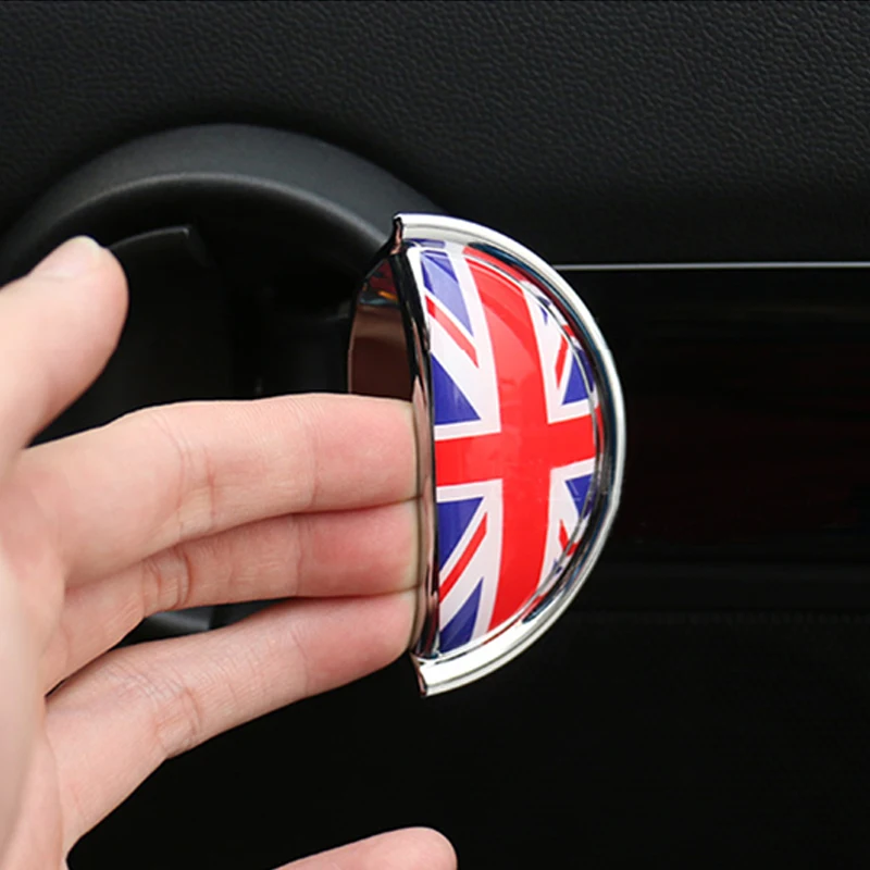Car Door Wrist Handles Anti Scratches 3D Stereo Protective Sticker For BMW MINI ONE Cooper S CLUBMAN R55 R56 R60 R61 Decals 2PCS car door stickers