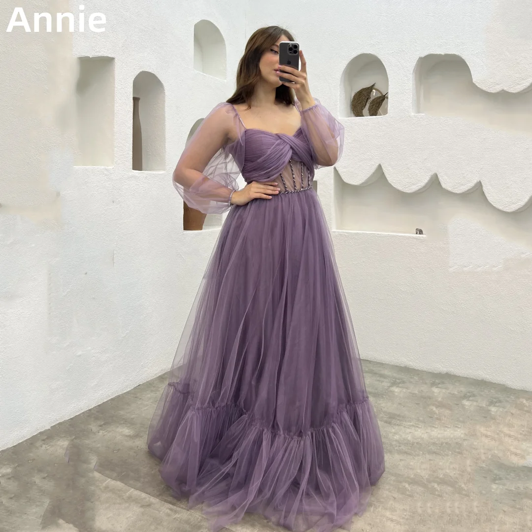 

Annie Purple Glitter Corset Prom Dresses Women's Evening Dresses Wedding Party Dresses Special Occasion Vestidos De Noche2024