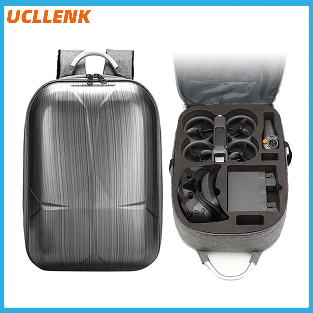 Drone Backpack Storage Bag DJI Avata 2 Large Capacity Hardshell Accessories