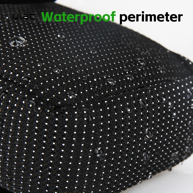 Compact Waterproof Bicycle Saddle Bag - Shockproof, Durable Fabric Rear Pack Tail Pouch