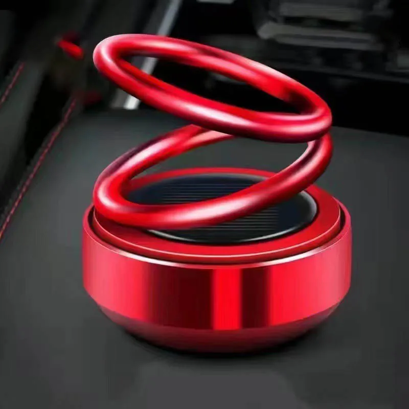 Portable Kinetic Energy Mini Heater Car Air Freshener Double Ring Rotating  Solar Air Purifier Perfume Aromatherapy Machine - AliExpress