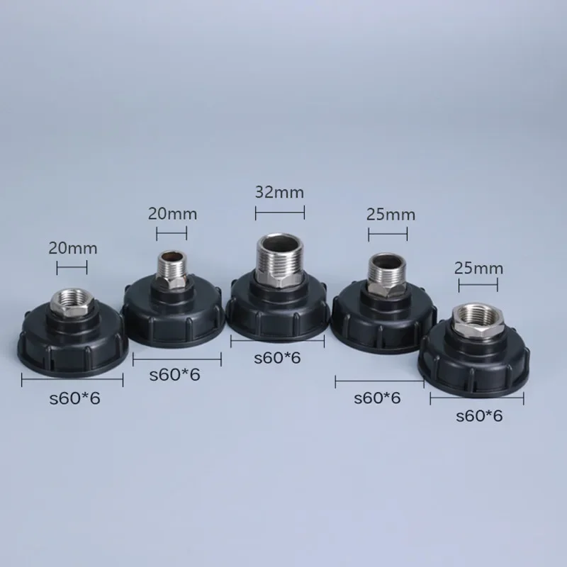 Addensare 1000L Ibc Adattatore Serbatoio 304 Connettore In Acciaio Inox Raccordi Riduttore Strumento Interruttore Giardino Di Casa