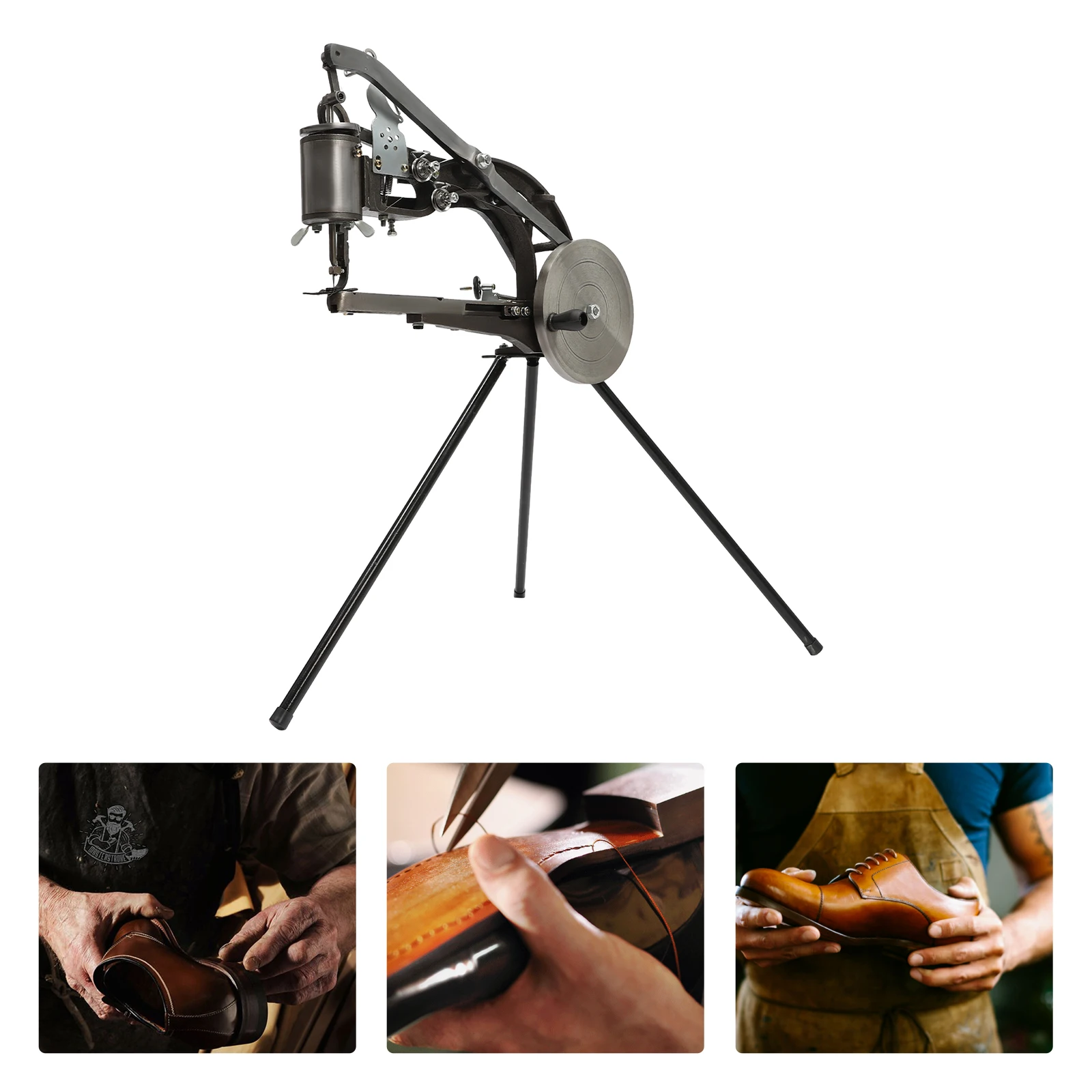 Cobbler Nähmaschine, einstellbare Richtung, Leder, robuste Handschuh-Reparatur, Ausbesserungsmaschine, manuelle Nähmaschine – Detail 1
