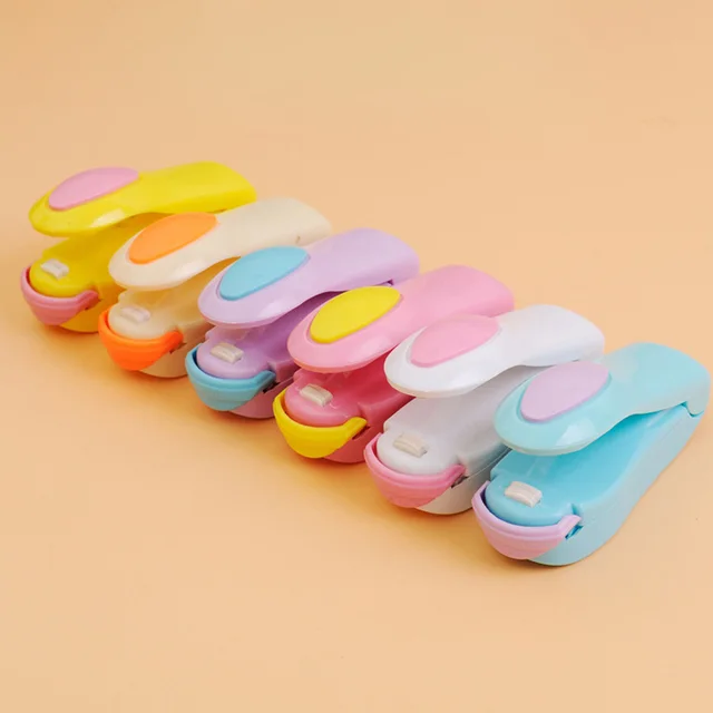 Mini Háztartási Snack Tömítőgép 1Pcs Műanyag Élelmiszer -Tároló Táska Bezárási Szerszám - Image 3