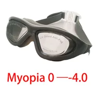 2022 Adult Swimming Goggles Large Frame HD Antifog Electroplate Swim Glasses Big Box Lenses Swimming Equipm Wholesale 1