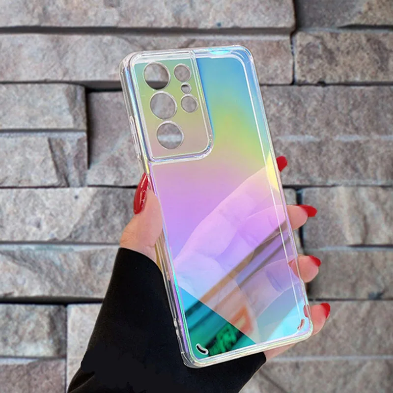 Coque transparente de luxe Graient pour Samsung Galaxy A55 A35 A25 A15 A24 A73 A23 A53 A13 A33 A54 A34 A14 A52 A72 A51 A71 coque rigide_voghion.com