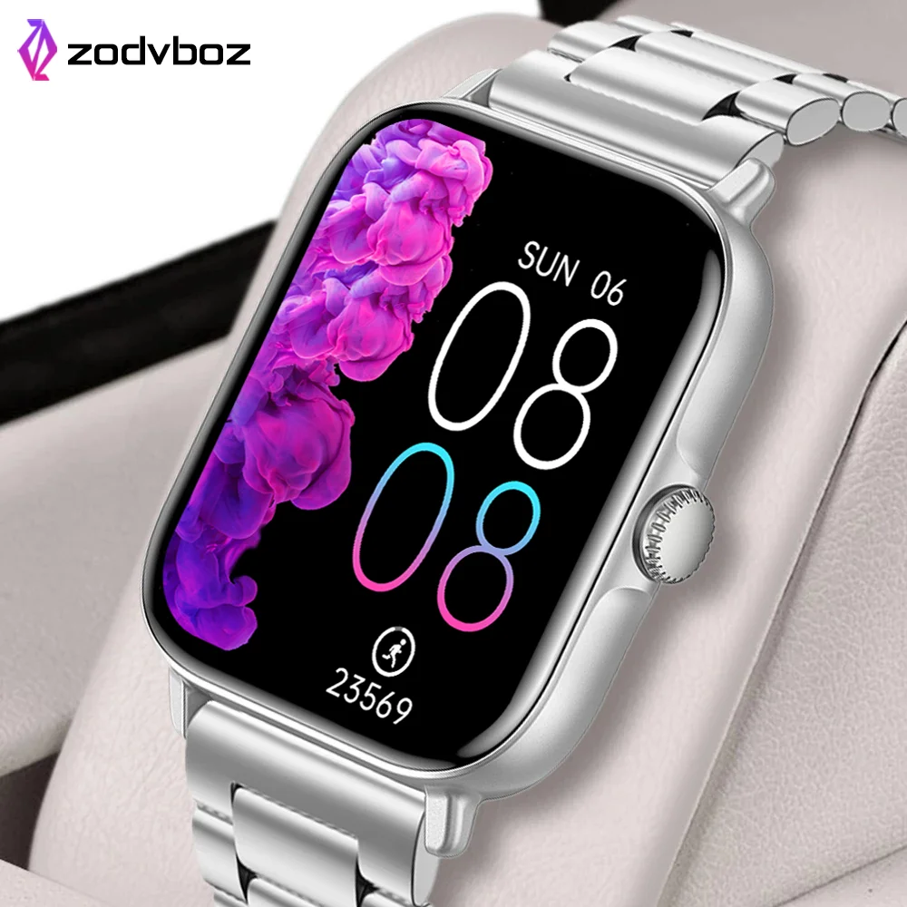2022 New Man Smart Watch 1.69 Inch Screen Custom Dial Answel Call Real-time Heart Rate Monitoring Waterproof Smartwatch For Men