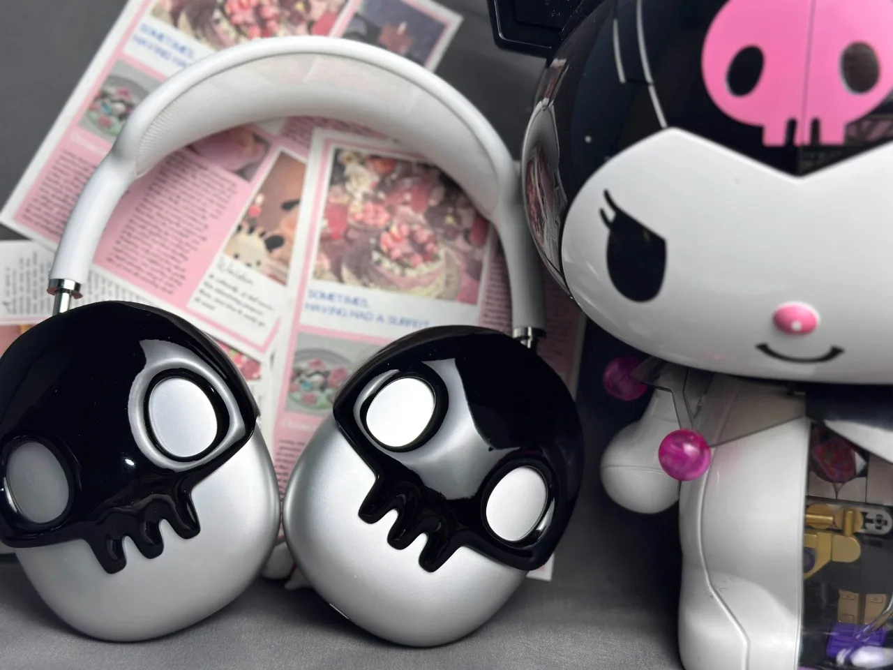 Original Airpods Max Case Cover Decoration 3D Printing Resin Pink