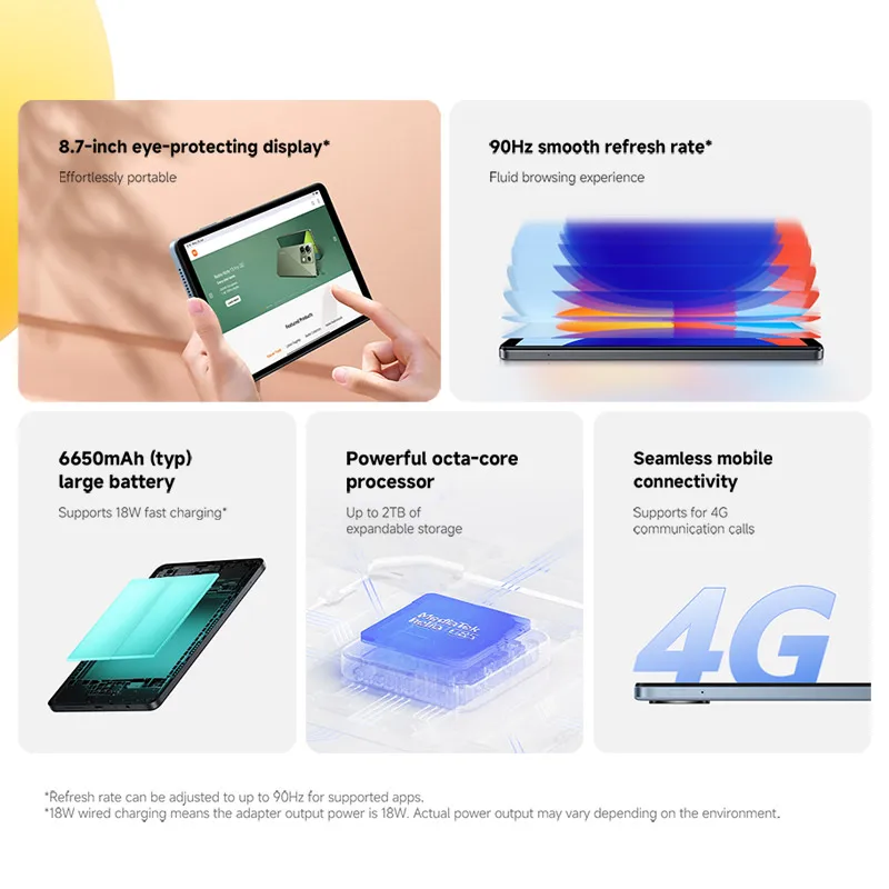 Xiaomi Redmi Pad SE 8.7インチ 4G グローバルバージョン Redmi Pad SE 8.7 - Xiaomi Japan