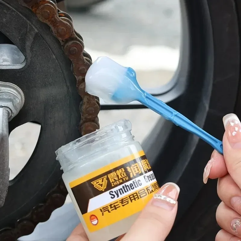 Lubricating Grease 100g Car Sunroof Track Door Abnormal Noise Antirust White Mechanical Maintenance Gear Bearing Oil Grease Kit