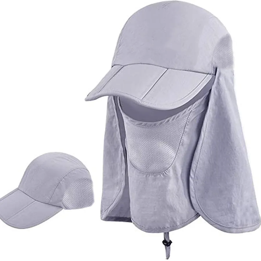 

Fishing Hat Men Women Outdoor UV Sun Block Protection Wide Brim Bucket Hat Face Neck Flap Waterproof Sun Hat Beach Hiking