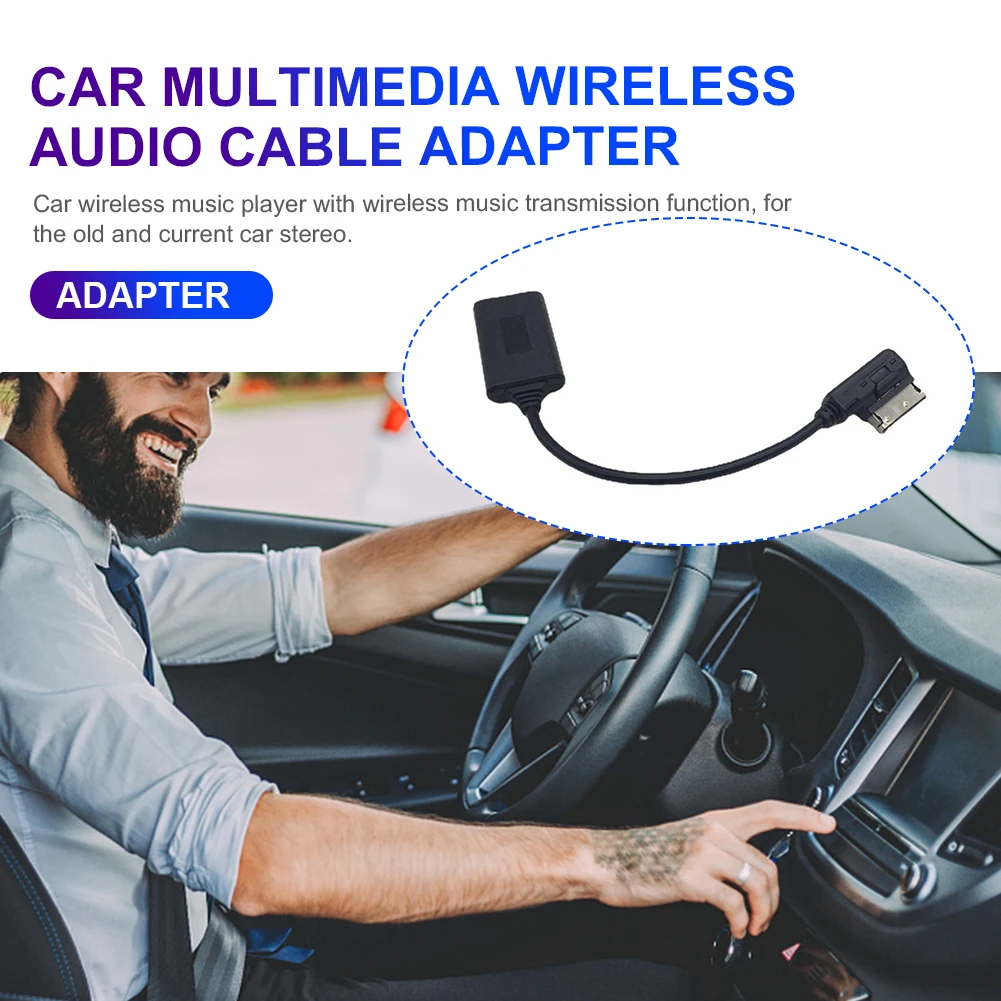 AUX Receiver Cable Adapter Bluetooth-compatible Audio Adapter Data Wire AMI Radio Stereo Wire Adapter for Audi S5 Q7 A6L A8L A4L