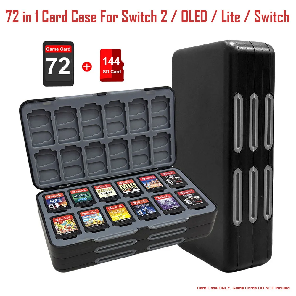 72 in 1 Storage Game Cards Case For Switch 2