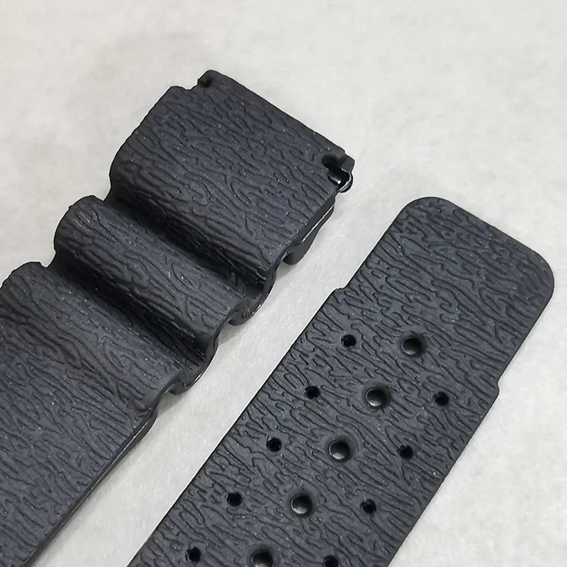 Men's Rubber Sport Strap - Durable Resin Replacement Watch Band