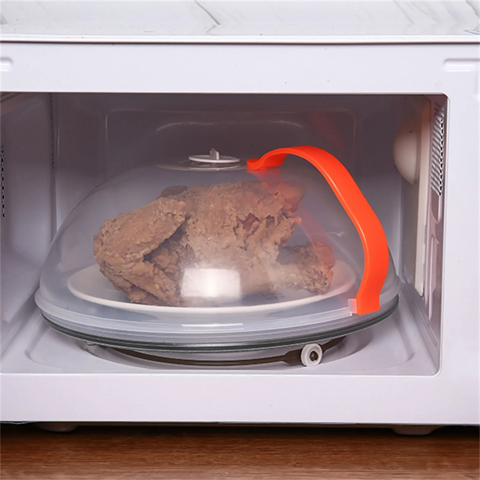 Microwave Food Cover Microwave Dust Cover Third Generation Microwave Splash Cover Thickened Transparent