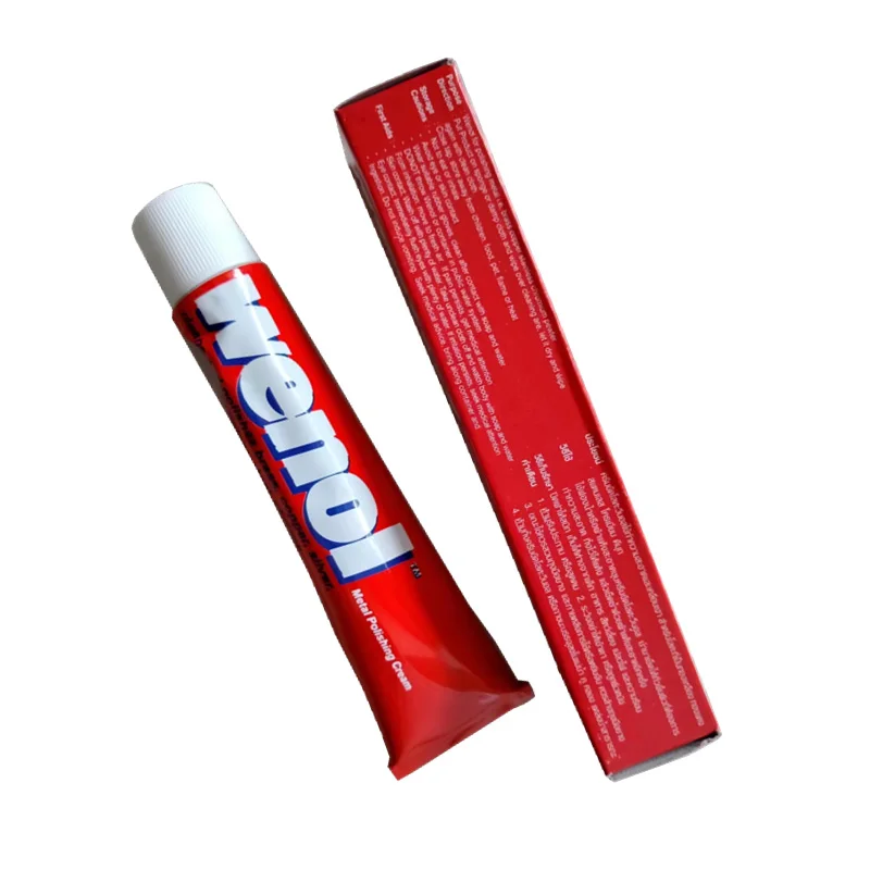 WENOL Metal Cleaner and Polish Kit, Red and Blue Tube - 100 ML