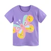 Jumping meters 2-7T Summer Clothes Baby Tees Tops Butterfly Print  Shirts  Hot Selling Kids T shirts Boys Girls Clothing 1
