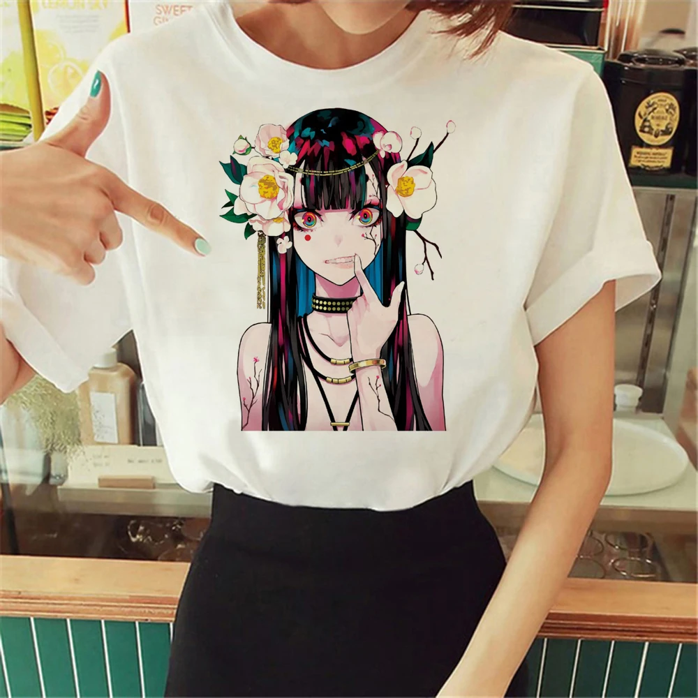 

Anime Eyes top women Japanese t shirt female graphic manga comic clothes