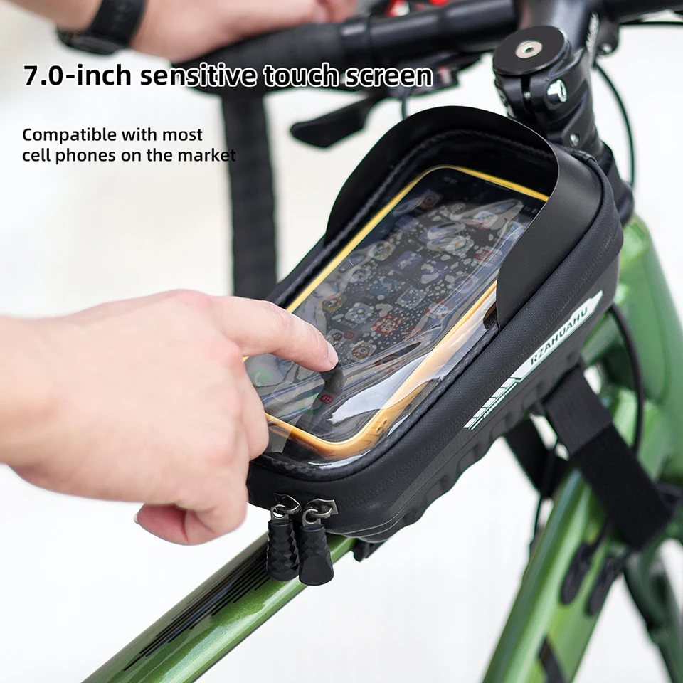 bag rain cover cycle gear Bag Waterproof Bike Rains Bike Frame Bag Dirt Bike Gear Bag Bike Frame Bag  With Rain