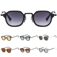 Punk Shades Vintage tendance conduite lunettes de soleil Protection UV400 petites lunettes de soleil carrées pour femmes et hommes 6