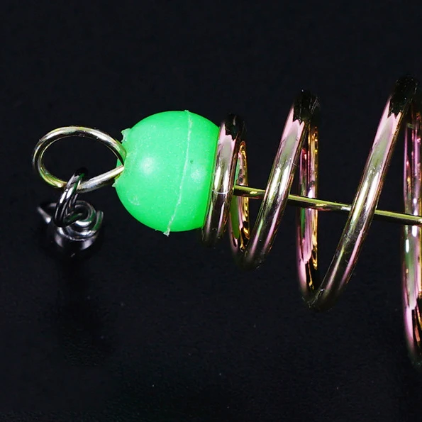 Fishing Traps 12 Size Fishing Net Trap Mesh Luminous Bead Netting Sea Fish Net Tackle Design Copper Shoal Cast Gill Feeder
