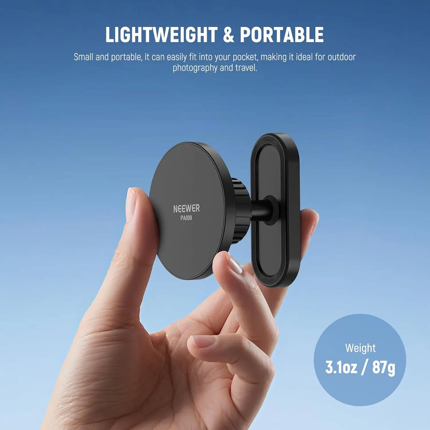 NEEWER Magnetic Phone Holder Mount Golf Cart Car Accessories For MagSafe iPhone
